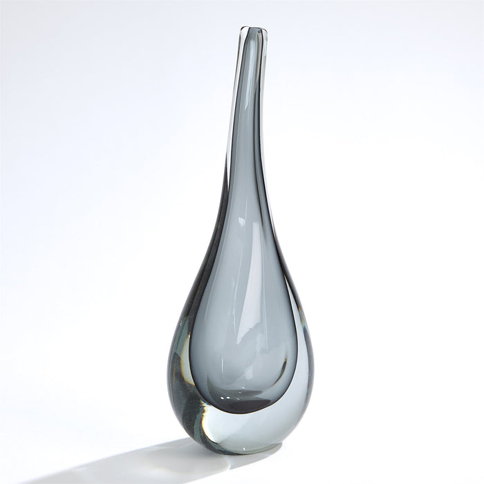 Global Views Stretched Neck Vase - Grey