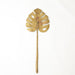 Global Views Brass Monstera Leaf