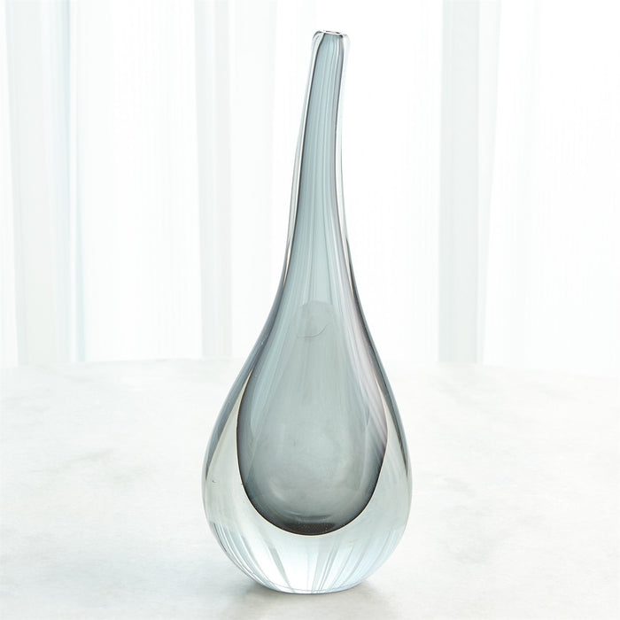 Global Views Stretched Neck Vase - Grey