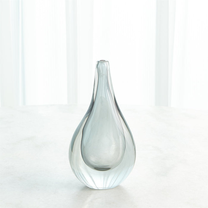 Global Views Stretched Neck Vase - Grey