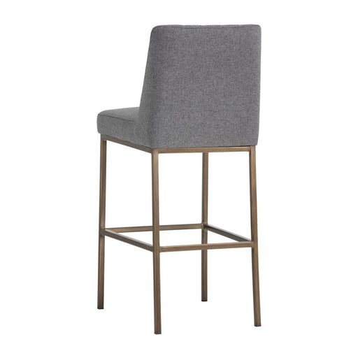 Sunpan Leighland Barstool - Dark Grey