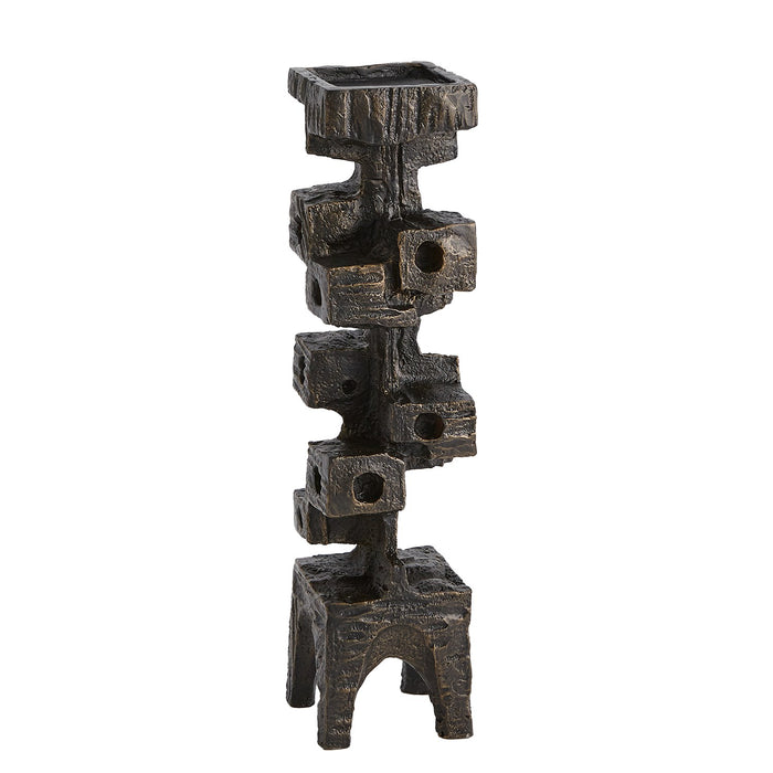 Global Views Brutalist Candleholder