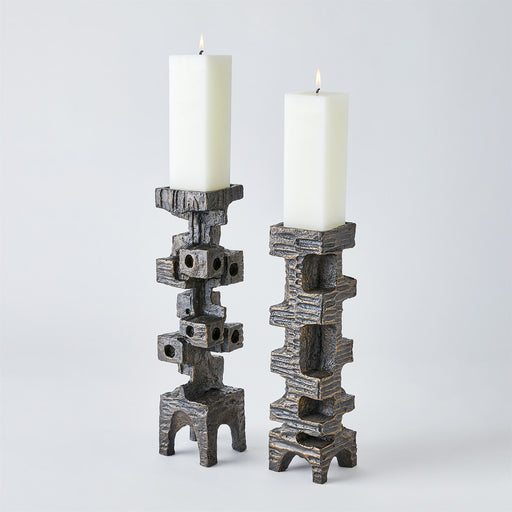 Global Views Brutalist Candleholder