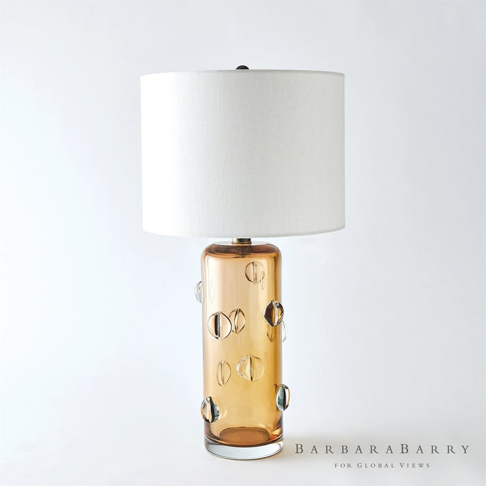 Global Views Amber Glass Lamp