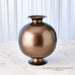 Global Views Bronzino Orb Vase - Bronze