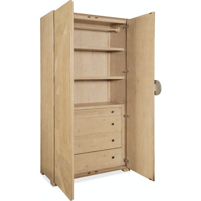 Hooker Furniture Retreat Split Rattan Wardrobe