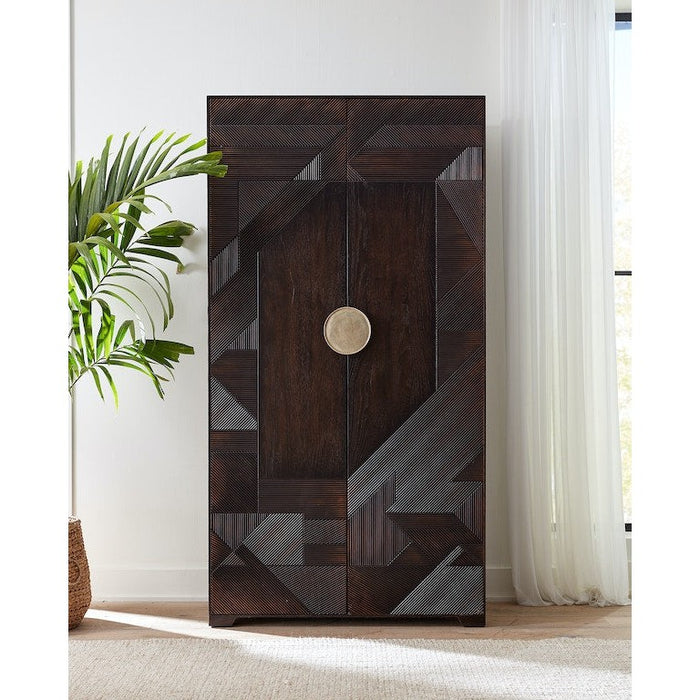 Hooker Furniture Retreat Split Rattan Wardrobe