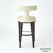 Global Views Anvil Back Barstool