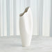 Global Views Horn Vase - Matte White