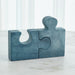 Global Views Alabaster Jigsaw Bookends - Set of 2