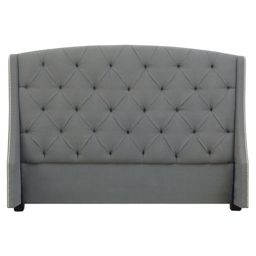 Bernhardt Interiors Jordan Button-Tufted Wing Headboard Only