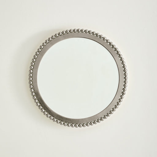 Global Views Ball Bearing Mirror Silver Leaf