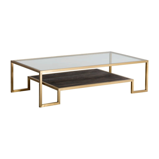 Sunpan Carver Coffee Table - Rectangular