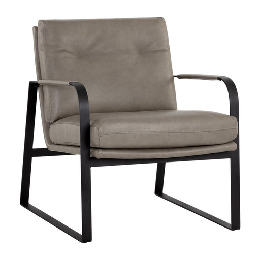 Sunpan Sterling Lounge Chair - Missouri Stone Leather