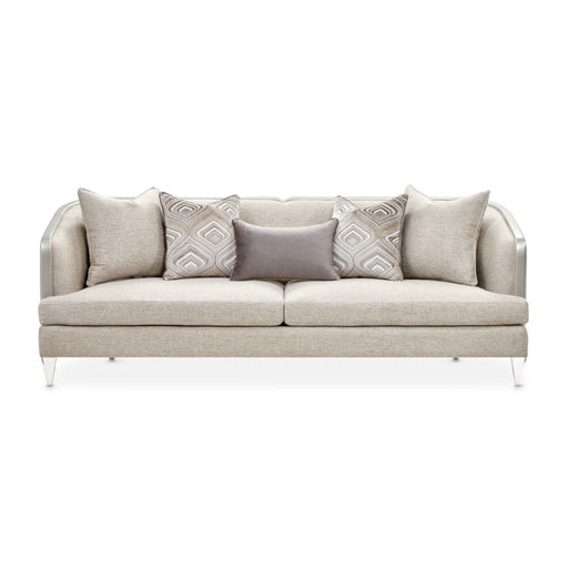 Michael Amini Camden Court Sofa - Flax/Platinum