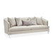 Michael Amini Camden Court Sofa - Flax/Platinum