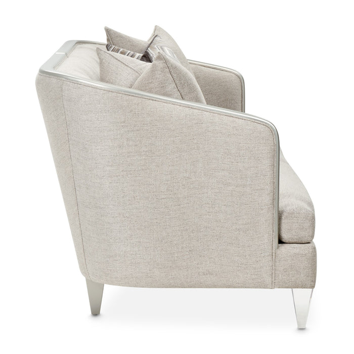 Michael Amini Camden Court Sofa - Flax/Platinum