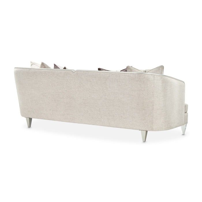 Michael Amini Camden Court Sofa - Flax/Platinum