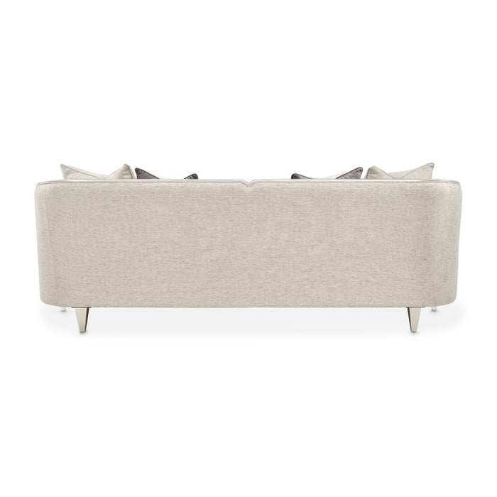 Michael Amini Camden Court Sofa - Flax/Platinum