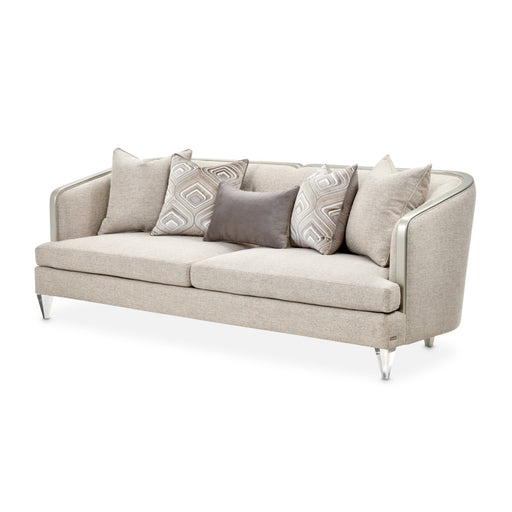 Michael Amini Camden Court Sofa - Flax/Platinum