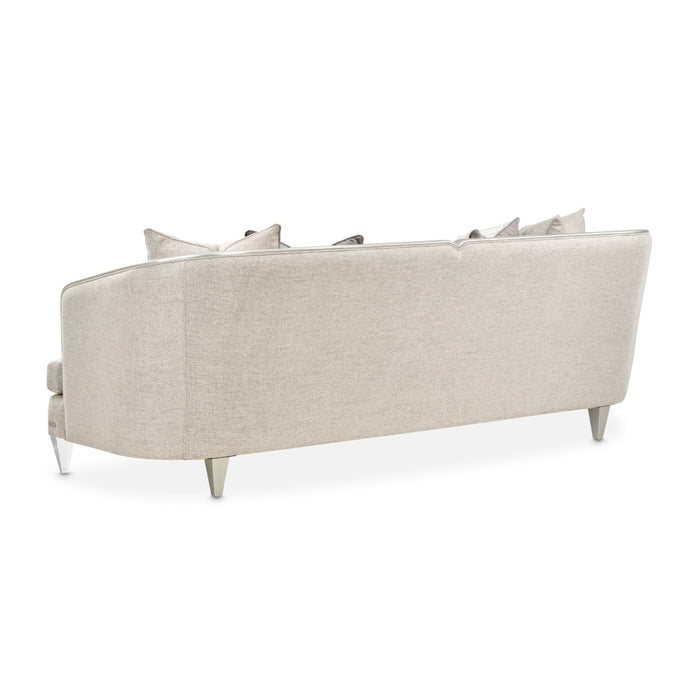 Michael Amini Camden Court Sofa - Flax/Platinum