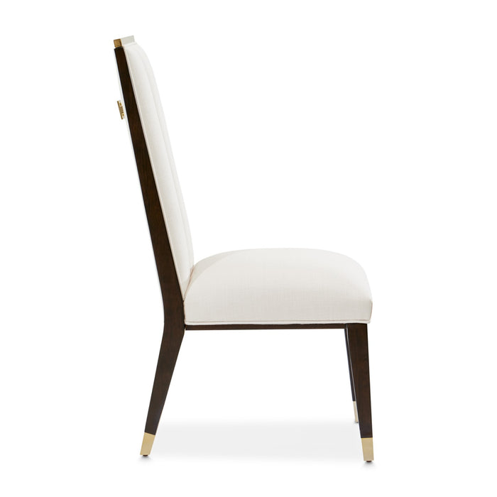 Michael Amini Belmont Place Side Chair - Espresso