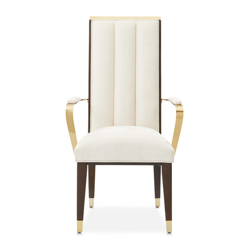 Michael Amini Belmont Place Arm Chair - Espresso