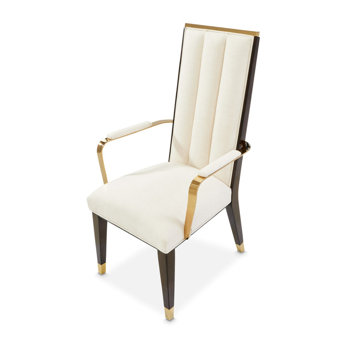 Michael Amini Belmont Place Arm Chair - Espresso