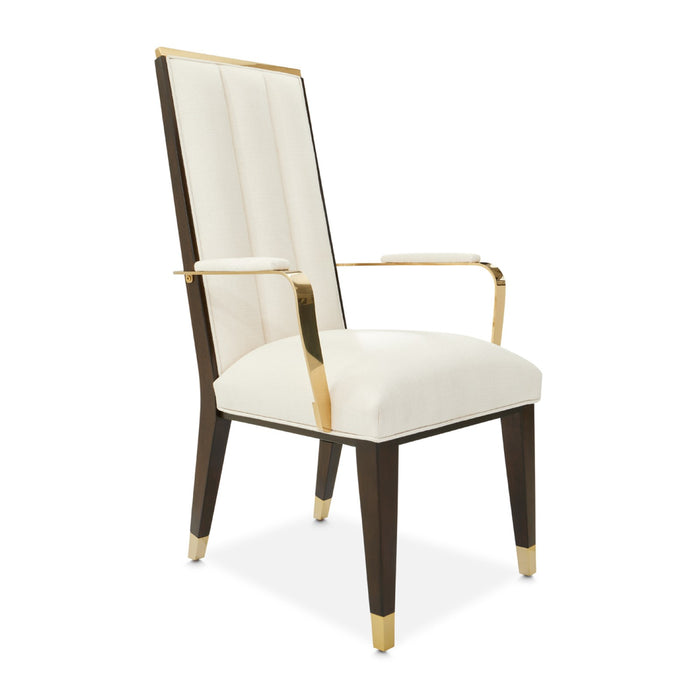 Michael Amini Belmont Place Arm Chair - Espresso