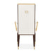 Michael Amini Belmont Place Arm Chair - Espresso