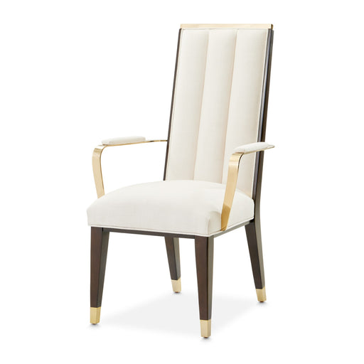 Michael Amini Belmont Place Arm Chair - Espresso