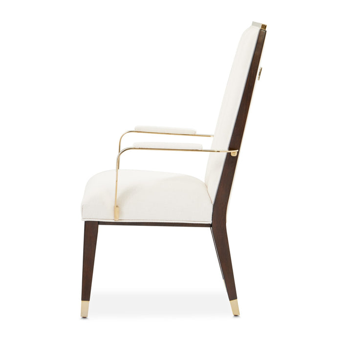 Michael Amini Belmont Place Arm Chair - Espresso