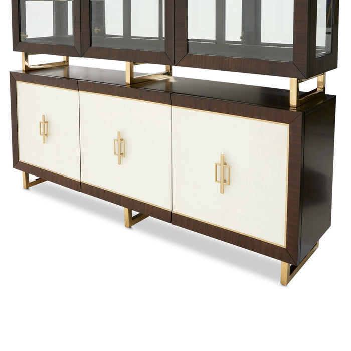 Michael Amini Belmont Place China Cabinet - Espresso