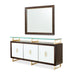 Michael Amini Belmont Place Sideboard & Mirror - Espresso