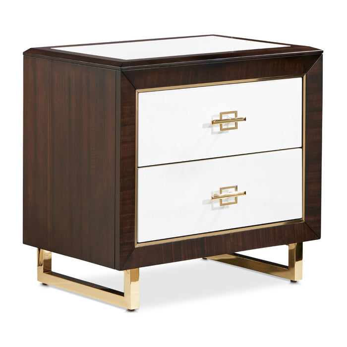 Michael Amini Belmont Place Nightstand - Espresso