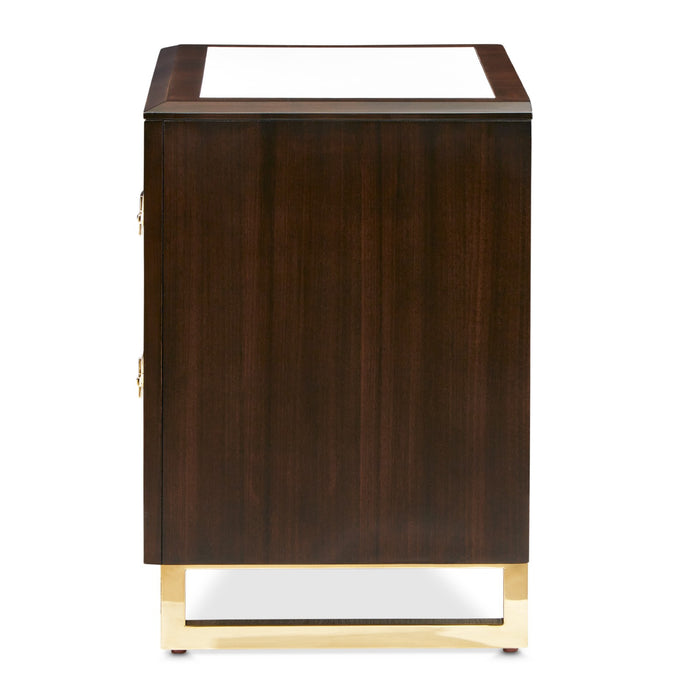 Michael Amini Belmont Place Nightstand - Espresso