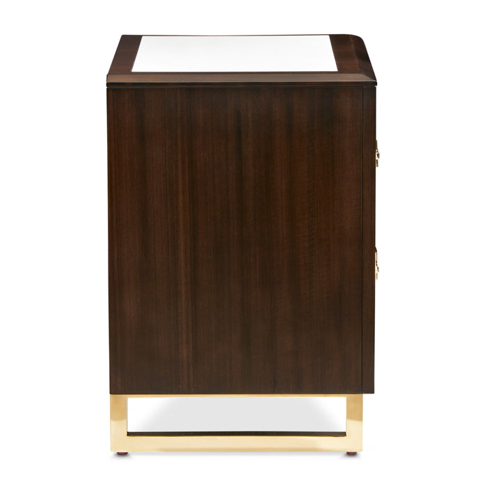 Michael Amini Belmont Place Nightstand - Espresso