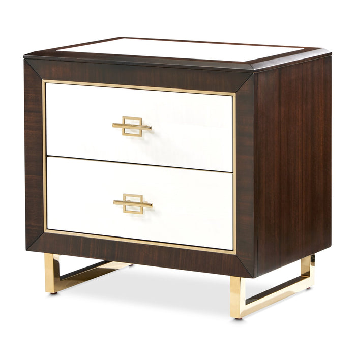 Michael Amini Belmont Place Nightstand - Espresso