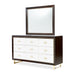 Michael Amini Belmont Place Dresser & Mirror - Espresso