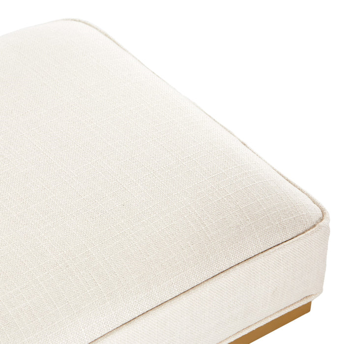 Michael Amini Belmont Place Bed Bench - Bright Gold