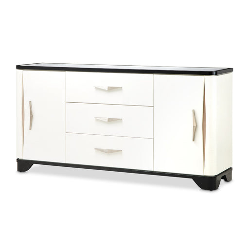 Michael Amini Tuxedo Sideboard - Piano Keyboard