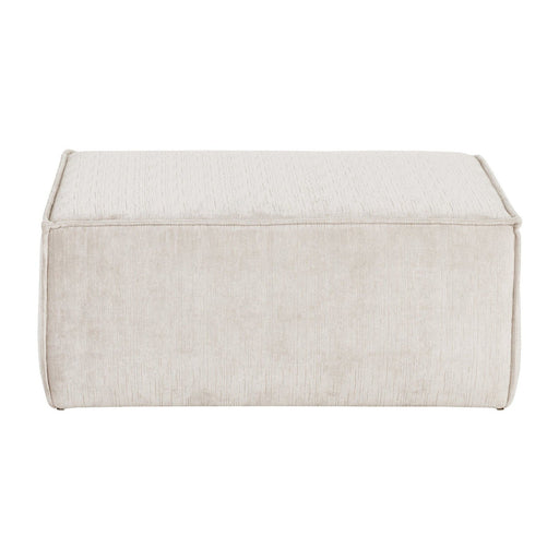 Sunpan Calista Ottoman - Large - Navarro Stone