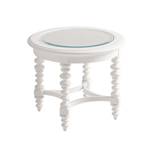 Barclay Butera Villa Blanca Cyprus Round End Table