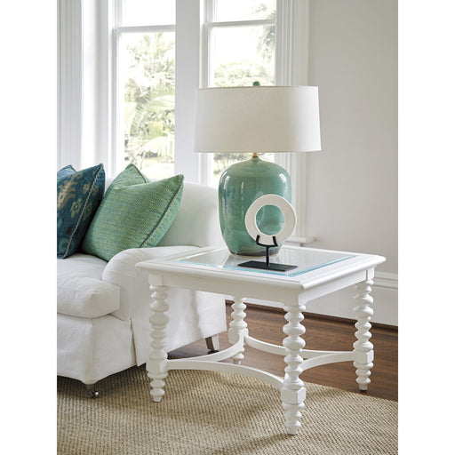 Barclay Butera Villa Blanca Cyprus Square End Table