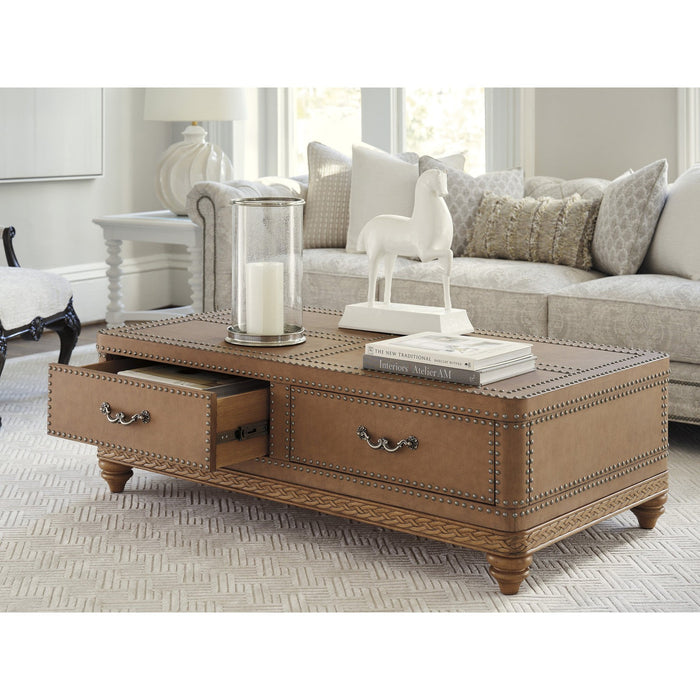 Barclay Butera Villa Blanca Lisbon Trunk Cocktail Table