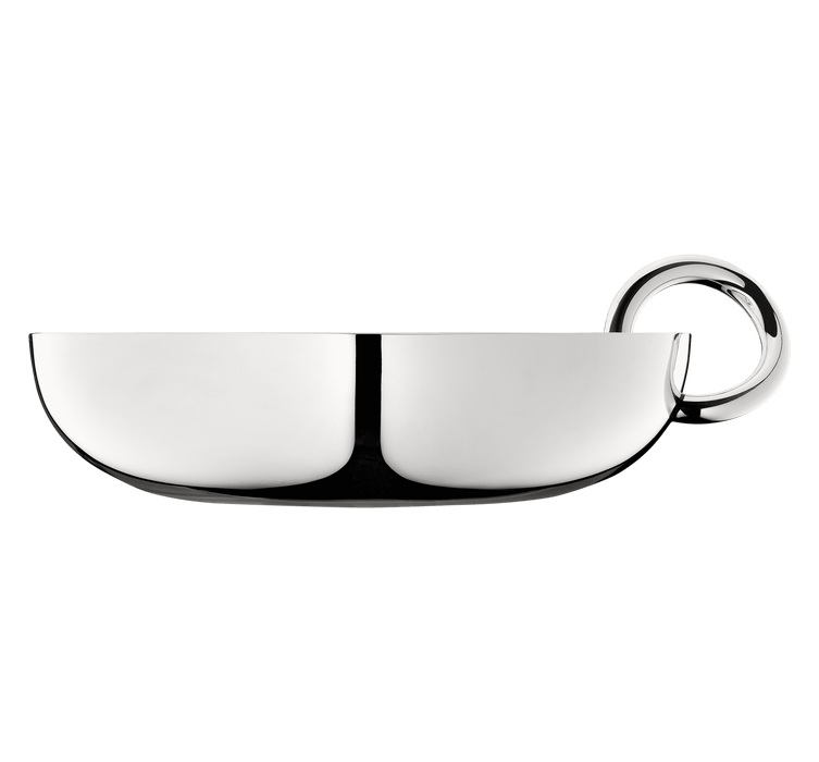 Christofle Vertigo Large Silver-Plated Snack/Trinket Bangle Bowl