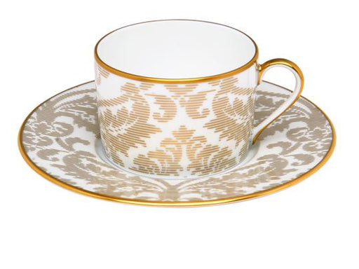 Haviland Damasse Teacup and Saucer