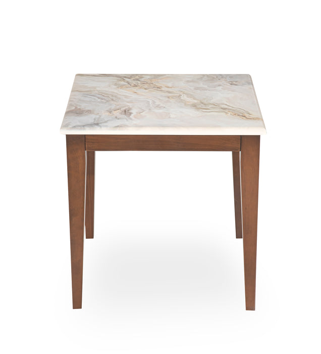 Michael Amini Balboa End Table - Warm Walnut