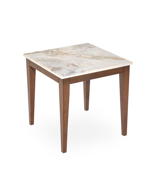 Michael Amini Balboa End Table - Warm Walnut