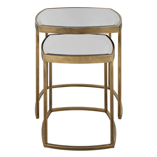 Uttermost Vista Gold Nesting Tables - Set of 2